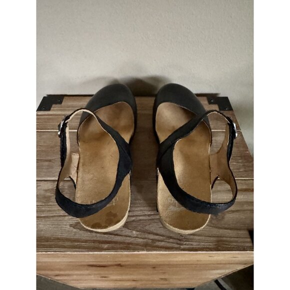 Dansko Tiffiani Black Maryjane Hook&Loop Closure Closed Toe Sandal Clog Size 41 - Picture 11 of 15